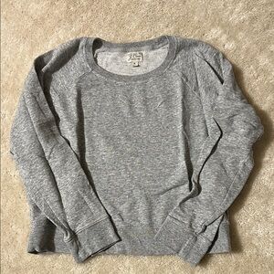 J. Crew Heather Gray Vintage Fleece sweatshirt